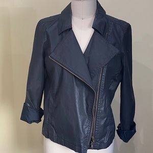 Eileen Fisher Waxed Cotton Jacket M